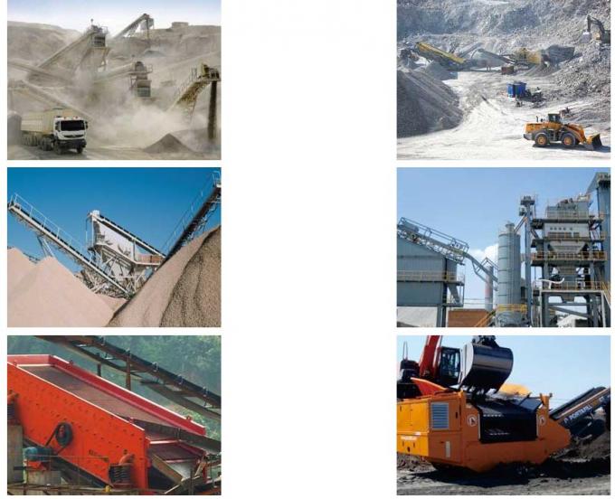 Alambre de acero tejido flexible fuerte Mesh For Quarry Mining And que recicla industrias 6